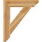Ekena Millwork Traditional Slat Rough Sawn Bracket, Western Red Cedar, 6"W x 32"D x 38"H BKT06X32X38TRA06RWR - alternate 2
